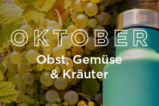 Saisonales Obst und Gemüse im Oktober