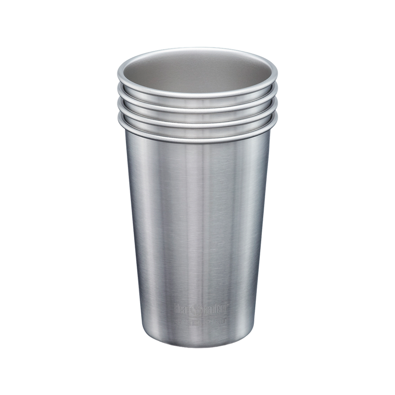 Edelstahl Trinkbecher Pint Cup 473ml 4er Set
