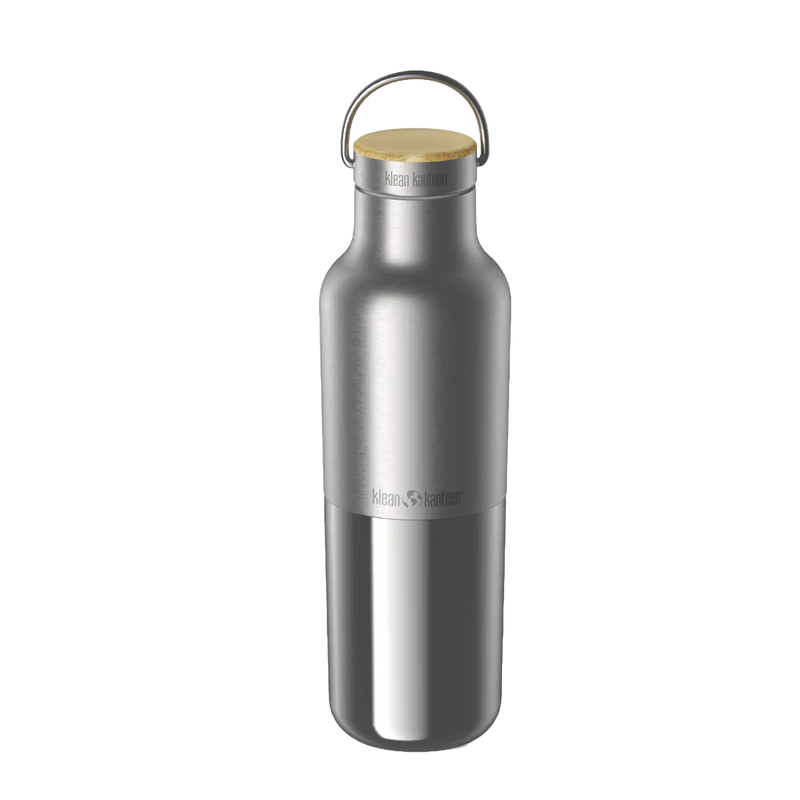 Edelstahl Isolierflasche Rise Reflect 592ml mit Bambus Loop Cap