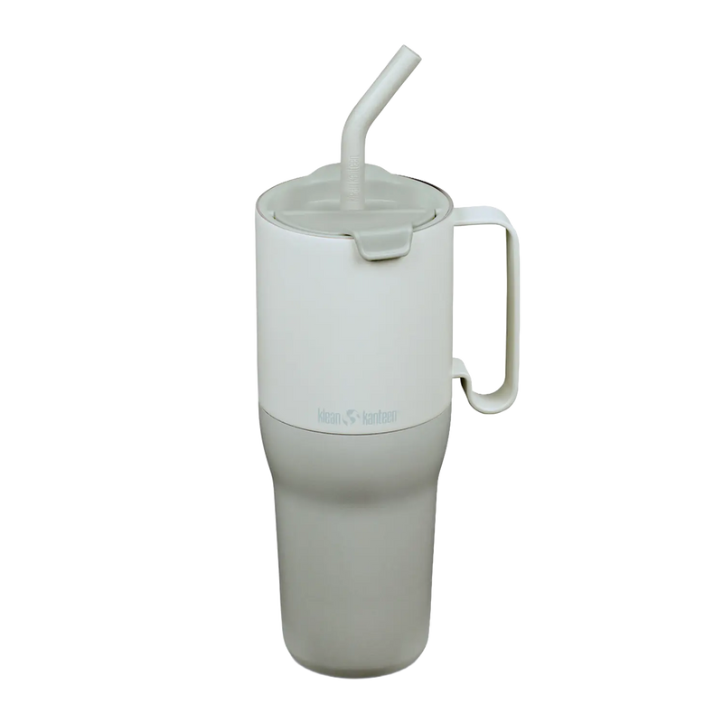 Edelstahl Thermobecher Rise Tumbler 1064ml mit Flip Lid Deckel und Trinkhalm
