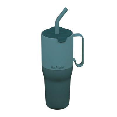 Edelstahl Thermobecher Rise Tumbler 1064ml mit Flip Lid Deckel und Trinkhalm