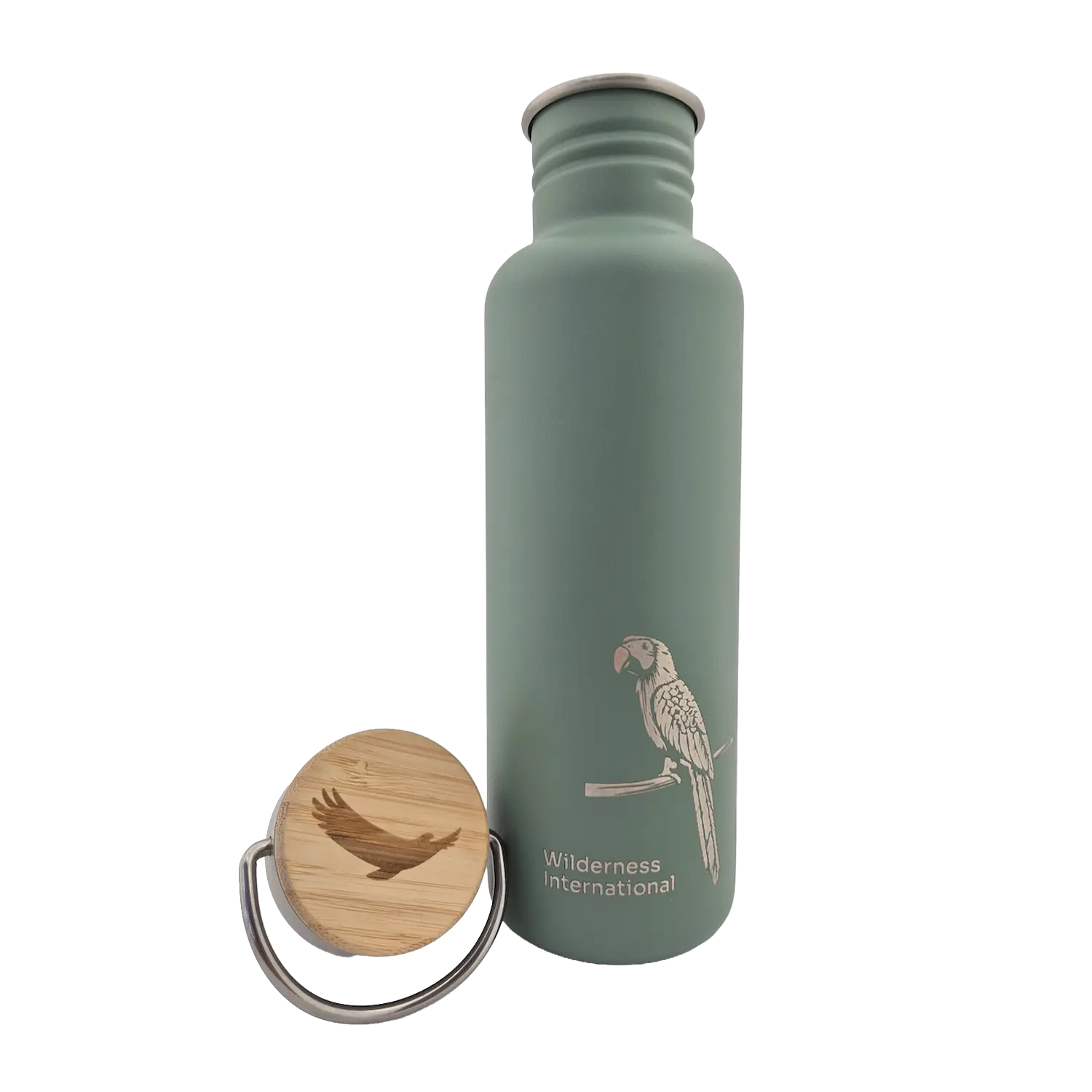 Edelstahl Trinkflasche Classic Wilderness 800ml Bambus-Schraubverschlu –  Klean Kanteen Germany