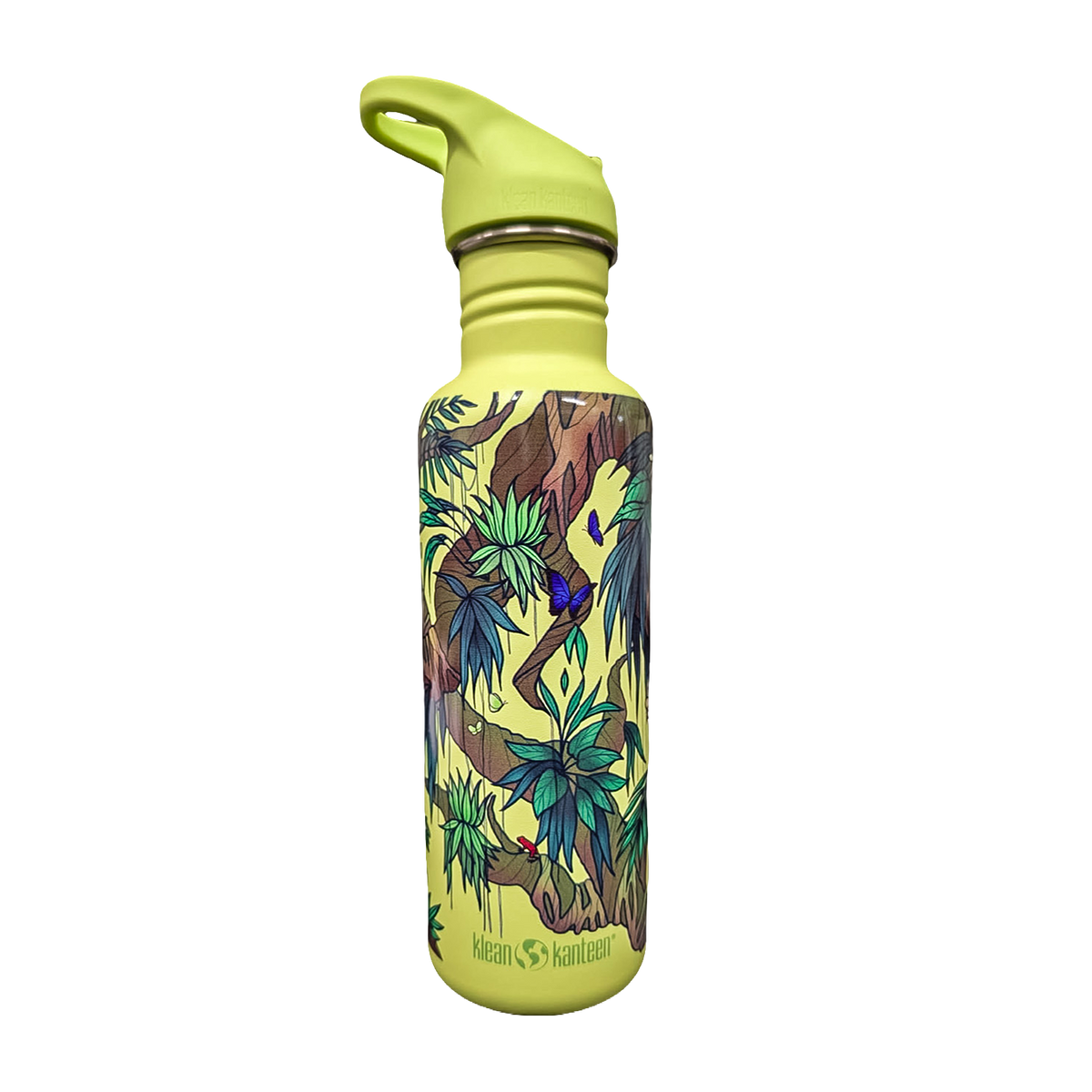 Edelstahl Trinkflasche Classic Earth Day 800ml Flip Sport Cap Bergwaldprojekt