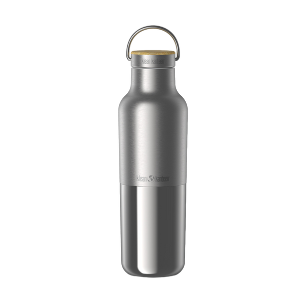 Edelstahl Isolierflasche Rise Reflect 592ml mit Bambus Loop Cap