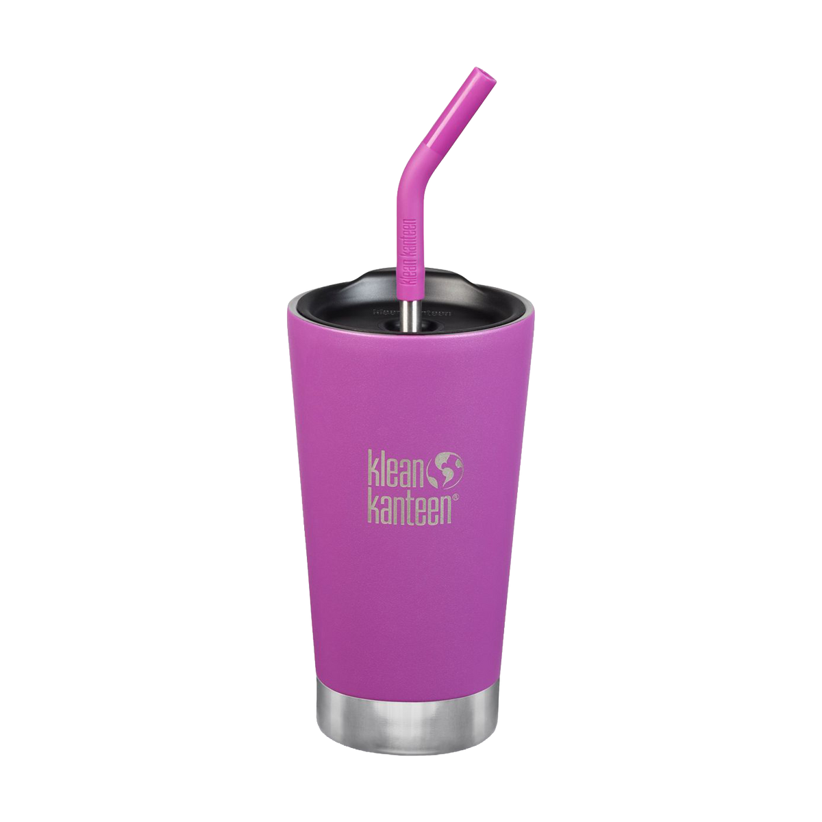 Edelstahl Thermobecher Tumbler 473ml mit Deckel und Trinkhalm