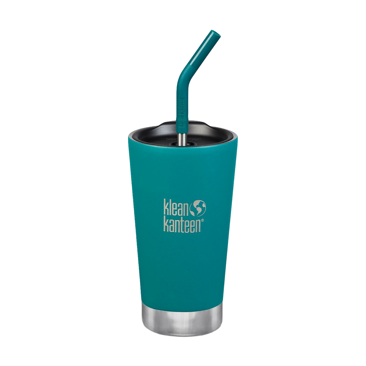 Edelstahl Thermobecher Tumbler 473ml mit Deckel und Trinkhalm