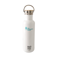 Edelstahl Trinkflasche Classic Let it rain Forest 800ml Bambus-Verschluss - The Generation Forest