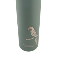Edelstahl Trinkflasche Classic Wilderness 800ml Bambus-Schraubverschluss