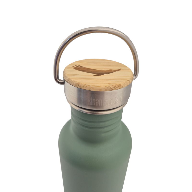 Edelstahl Trinkflasche Classic Wilderness 800ml Bambus-Schraubverschlu –  Klean Kanteen Germany