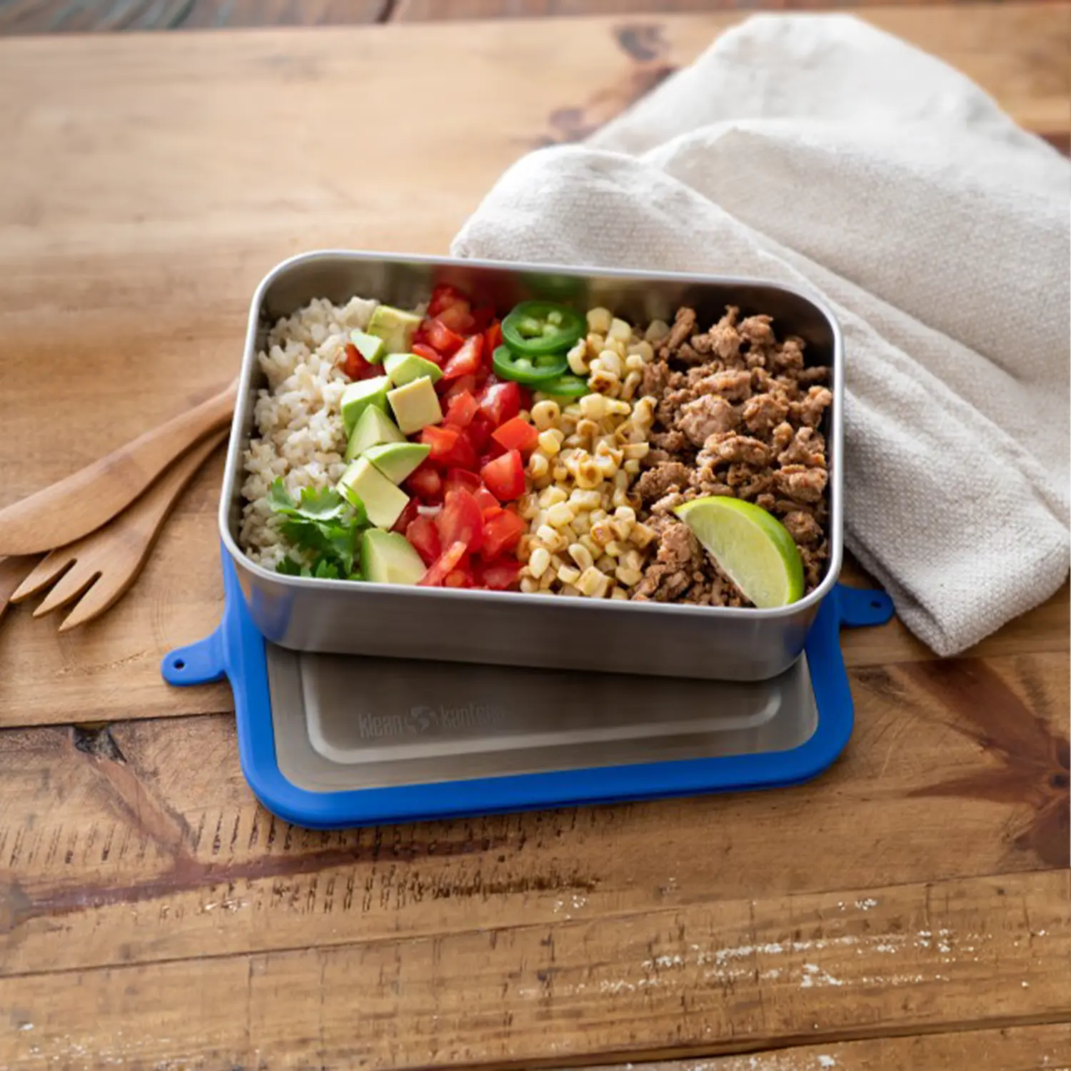 Edelstahl Essensbehälter Lunchbox 1005ml