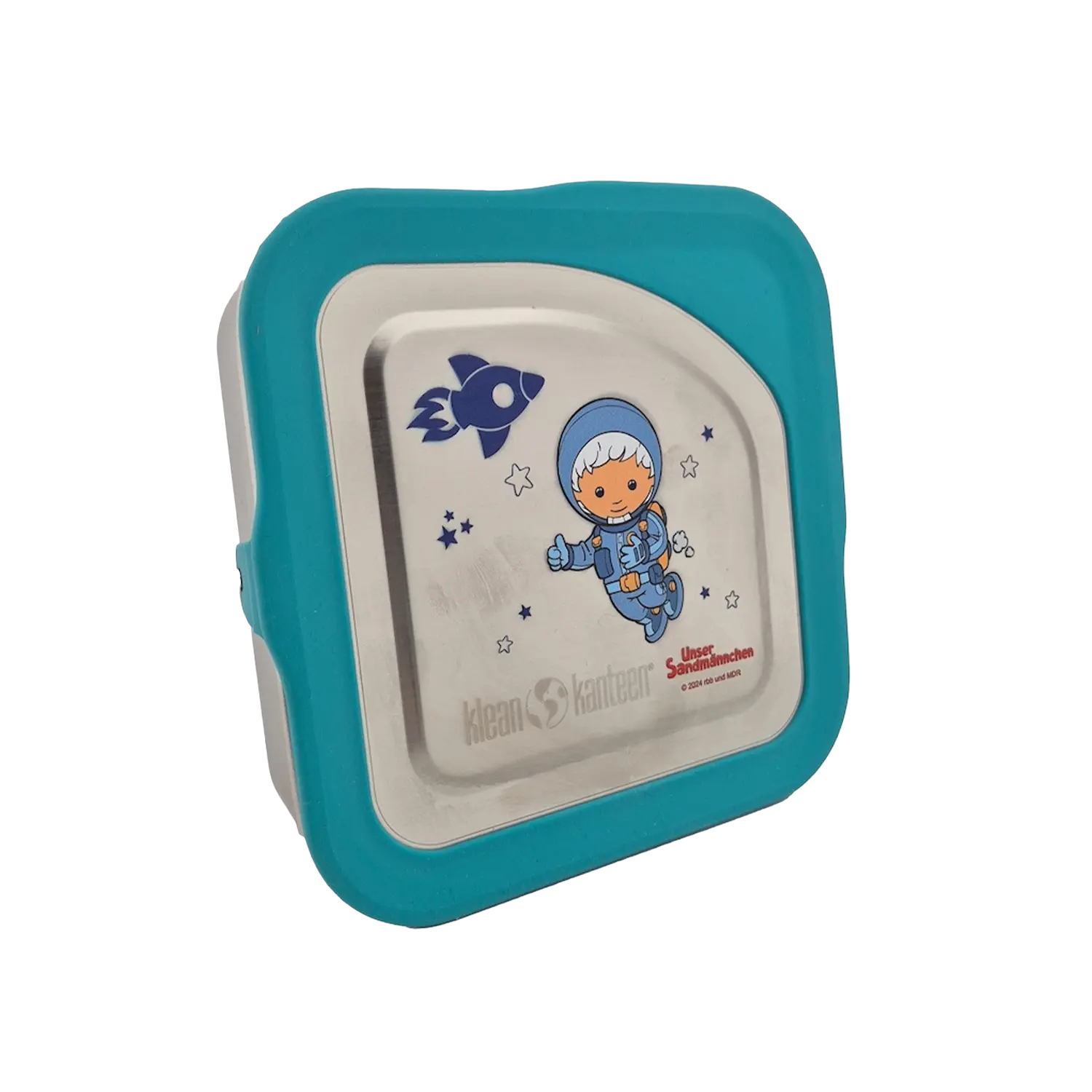 Edelstahl Essensbehälter Lunchbox Sandmännchen Astronaut 592ml