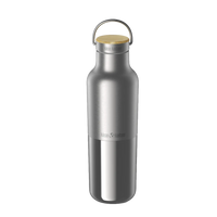Edelstahl Isolierflasche Rise Reflect 592ml mit Bambus Loop Cap