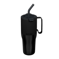 Edelstahl Thermobecher Rise Tumbler 1064ml mit Flip Lid Deckel und Trinkhalm