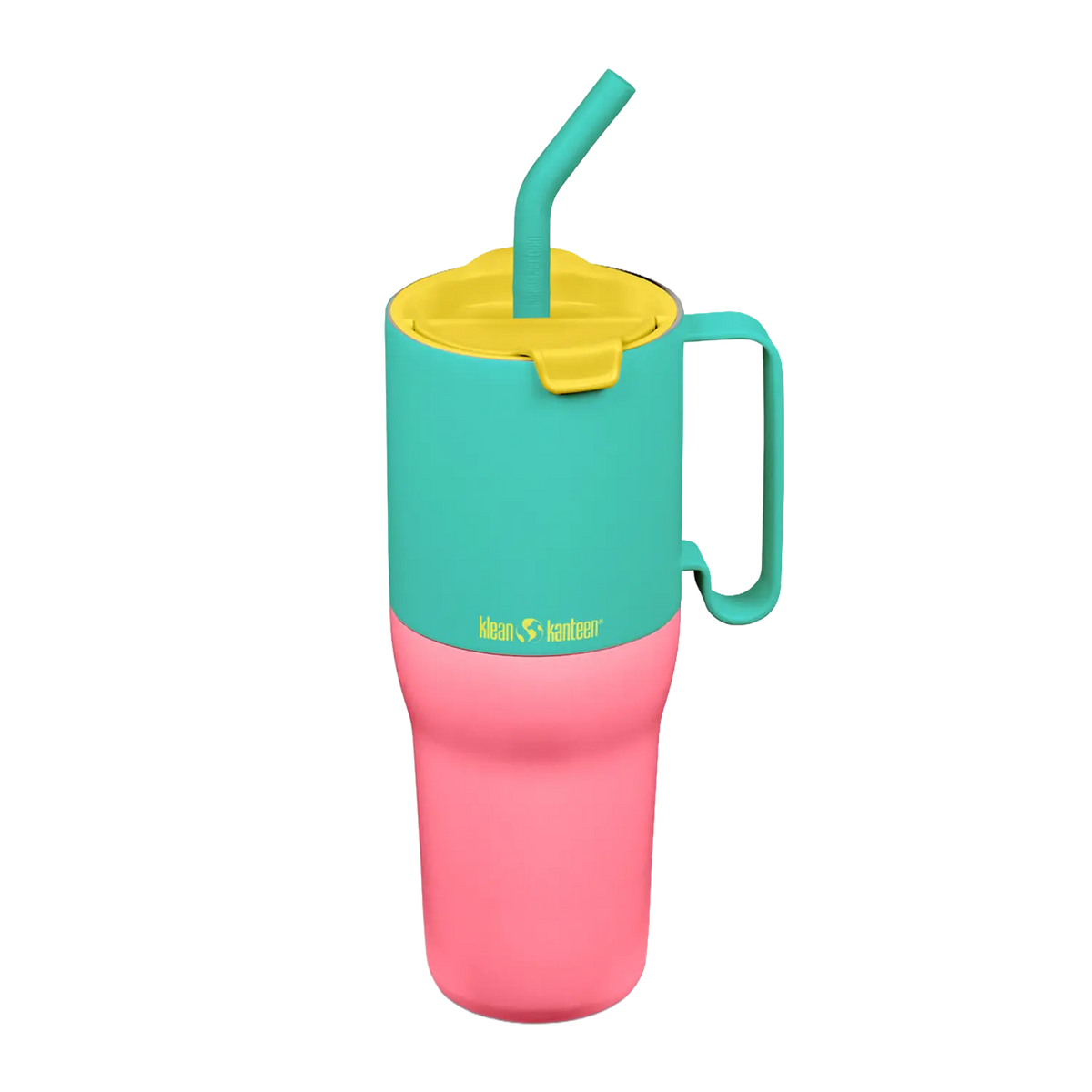 Edelstahl Thermobecher Rise Tumbler Kaleidoscope 1064ml mit Flip Lid Deckel und Trinkhalm