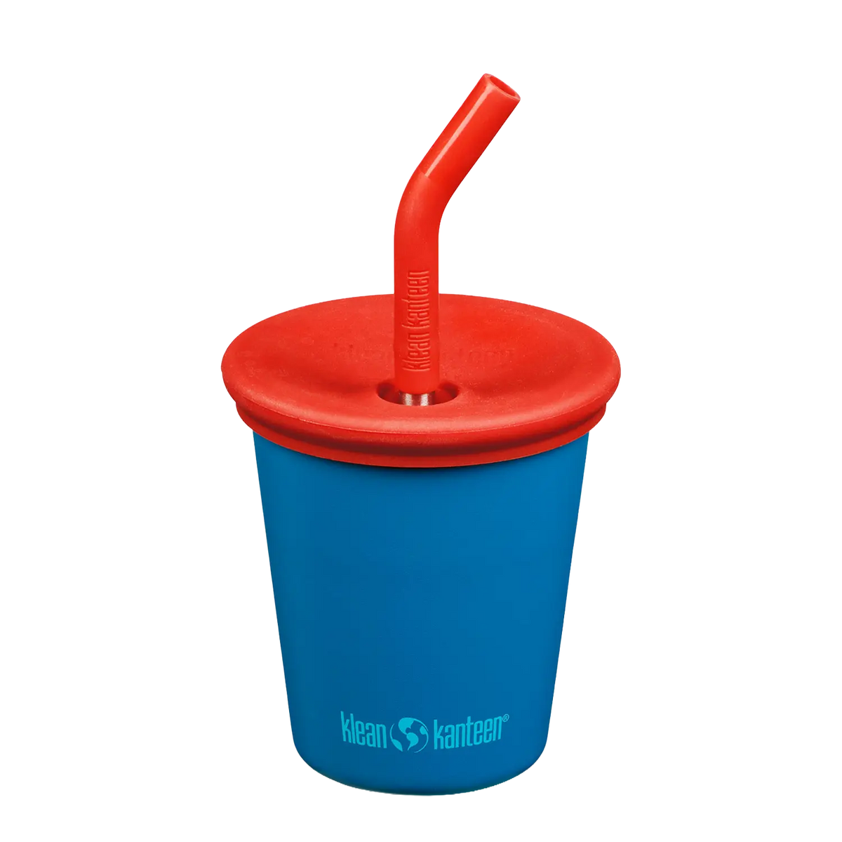 Edelstahl Trinkbecher Kid Cup 296ml mit Deckel und Trinkhalm