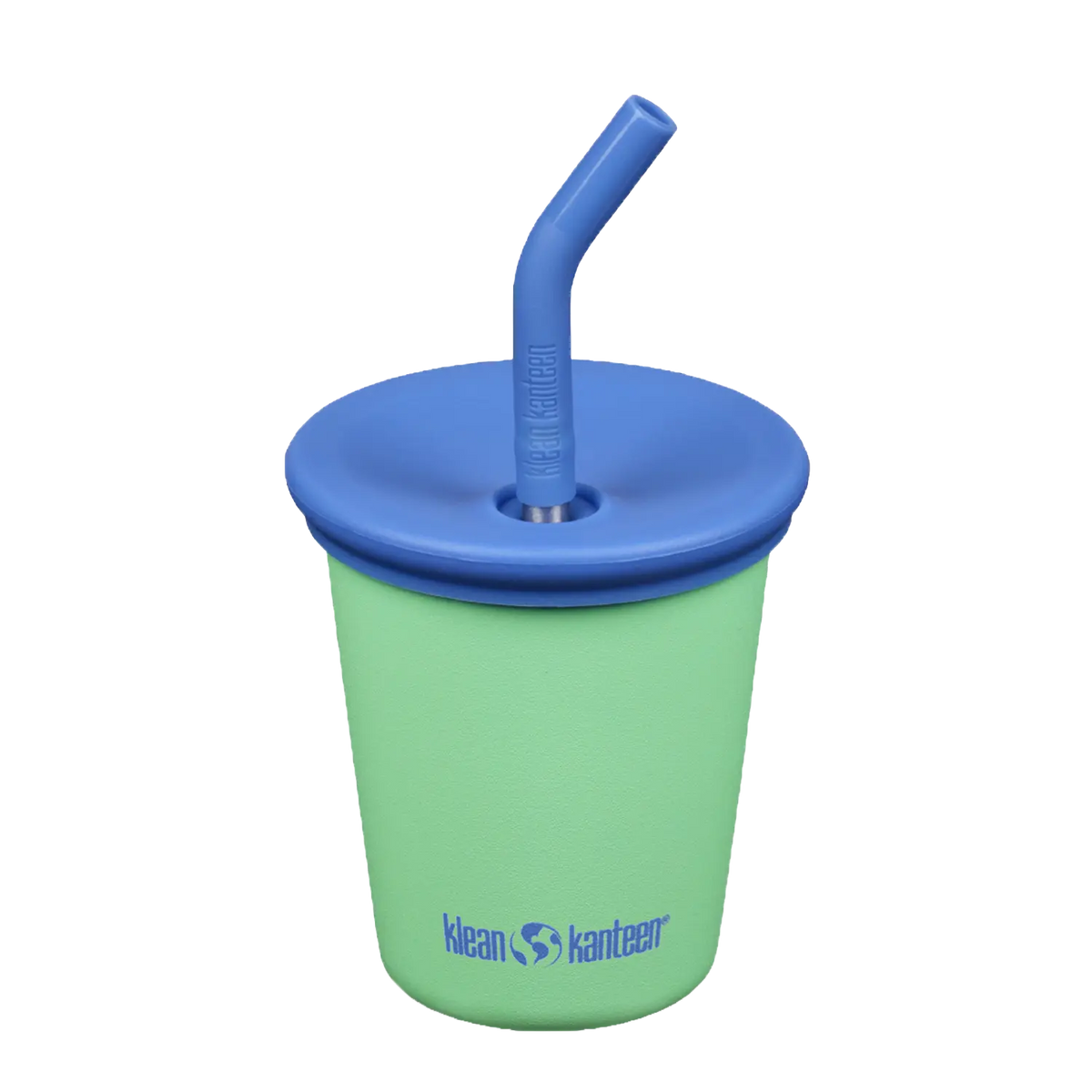 Edelstahl Trinkbecher Kid Cup 296ml mit Deckel und Trinkhalm