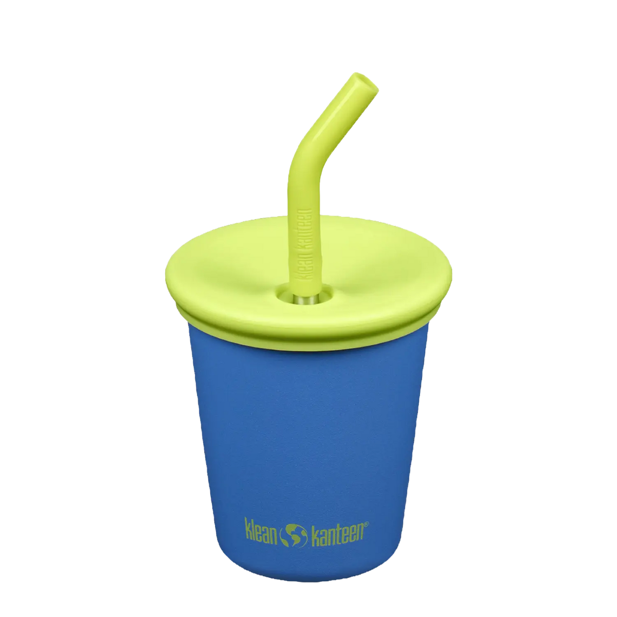 Edelstahl Trinkbecher Kid Cup 296ml mit Deckel und Trinkhalm