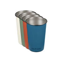 Edelstahl Trinkbecher Pint Cup Partake 473ml 4er Set