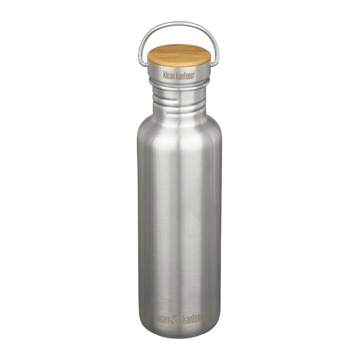 Edelstahl Trinkflasche Reflect 800ml Bambus-Schraubverschluss