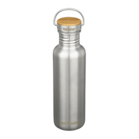Edelstahl Trinkflasche Reflect 800ml Bambus-Schraubverschluss