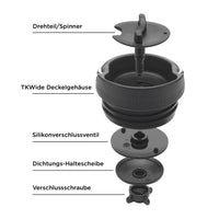 Edelstahl Isolierflasche TKWide Bergwaldprojekt 355ml Café Cap