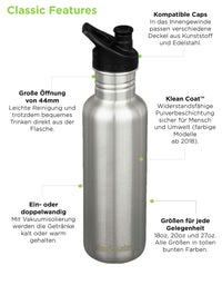 Edelstahl Isolierflasche Classic 592ml Loop Cap