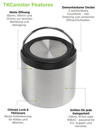 Edelstahl Isolierbehälter TKCanister 473ml