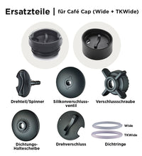Edelstahl Isolierflasche TKWide Bergwaldprojekt 355ml Café Cap