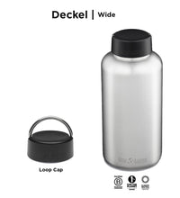 Edelstahl Trinkflasche Wide 1900ml Wide Loop Cap